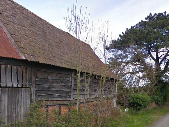 Old barn in Lower Breinton, previous to becoming a contemporary home
