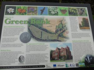 The Interpretation Board at Green Bank, Warham